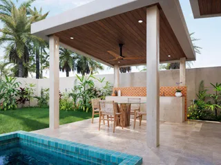 Kiwi Villas на пляже Маенам