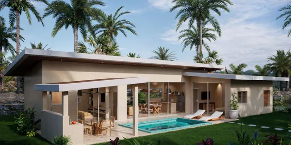 Kiwi Villas на пляже Маенам