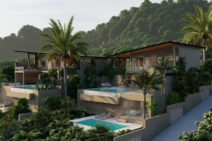 Oka seaview villas на Самуи