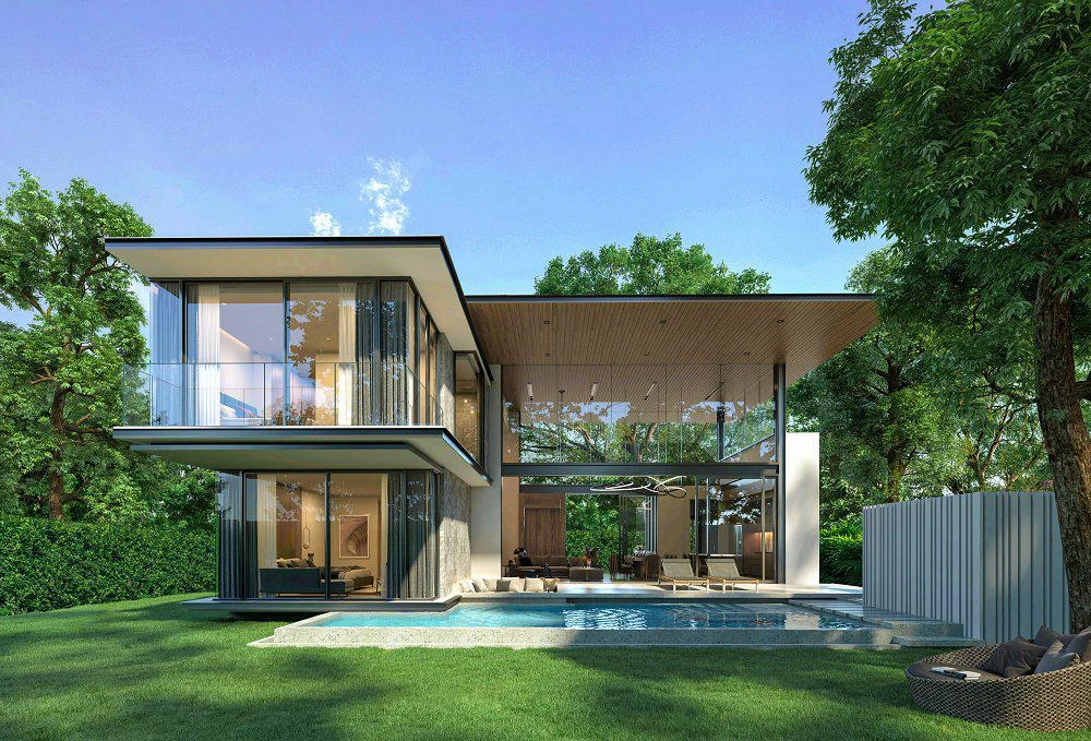 Комплекс вилл с бассейнами рядом с пляжами, Пхукет, Таиланд