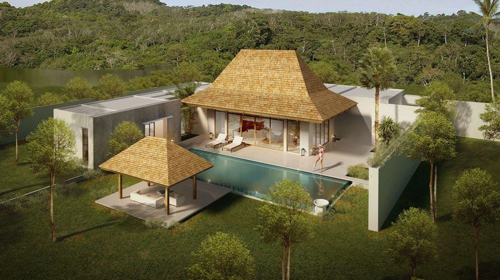 Комплекс одноэтажных вилл с бассейнами в престижном районе, Пхукет, Таиланд