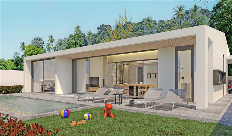 Новый комплекс вилл с бассейнами и садами, Самуи, Таиланд