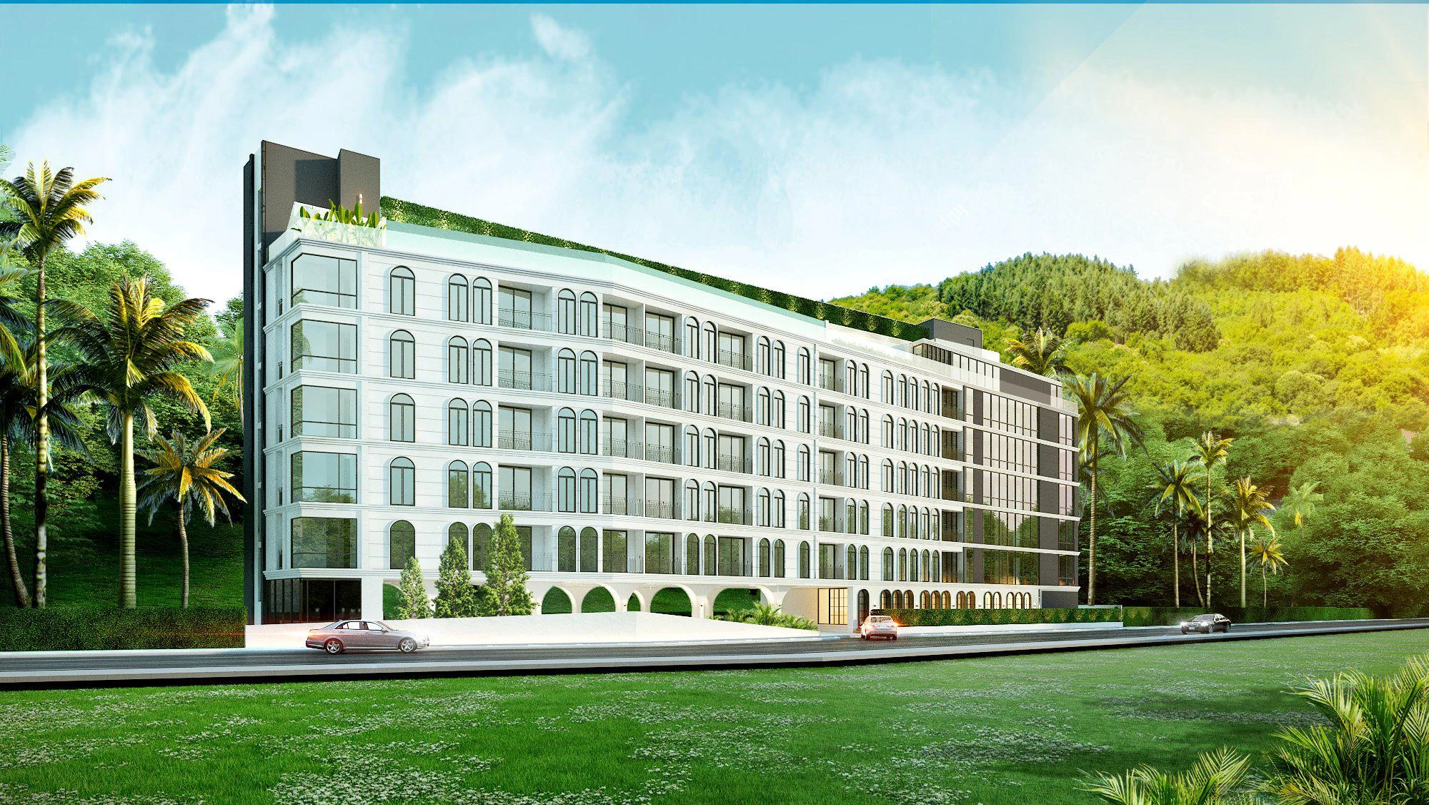 Двухкомнатные квартиры в новой охраняемой резиденции, рядом с пляжем Карон, Пхукет, Таиланд