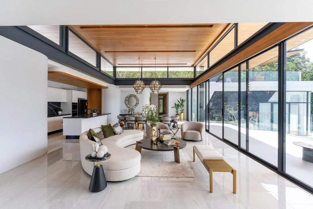 Эксклюзивный жилой комплекс престижных вилл с бассейнами и видом на горы, Лаян, Пхукет, Таиланд