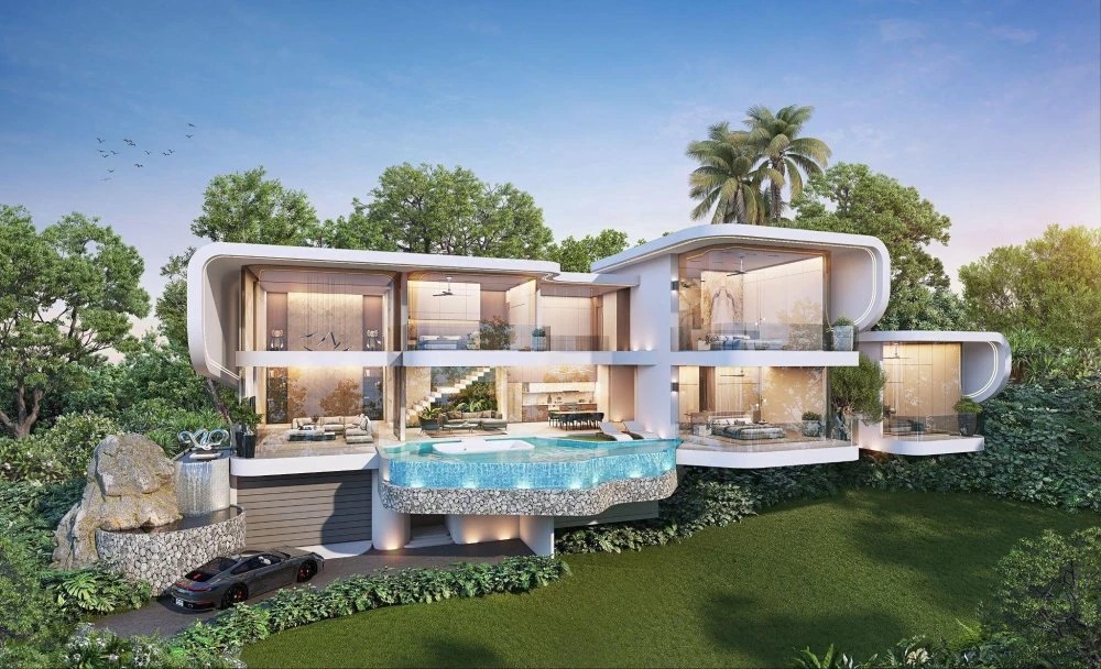 Новые первоклассные виллы в Бо Пхуте, Самуи, Сураттхани, Таиланд