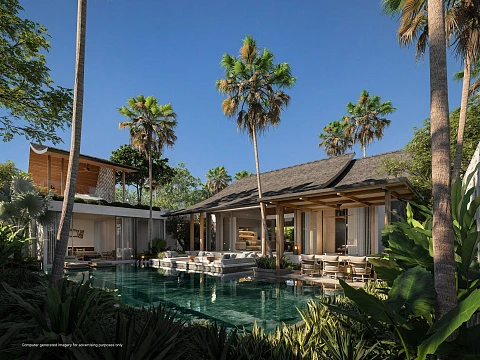 Новый комплекс премиум вилл в традиционном стиле с бассейнами в окружении леса, Банг Тао, Пхукет, Таиланд