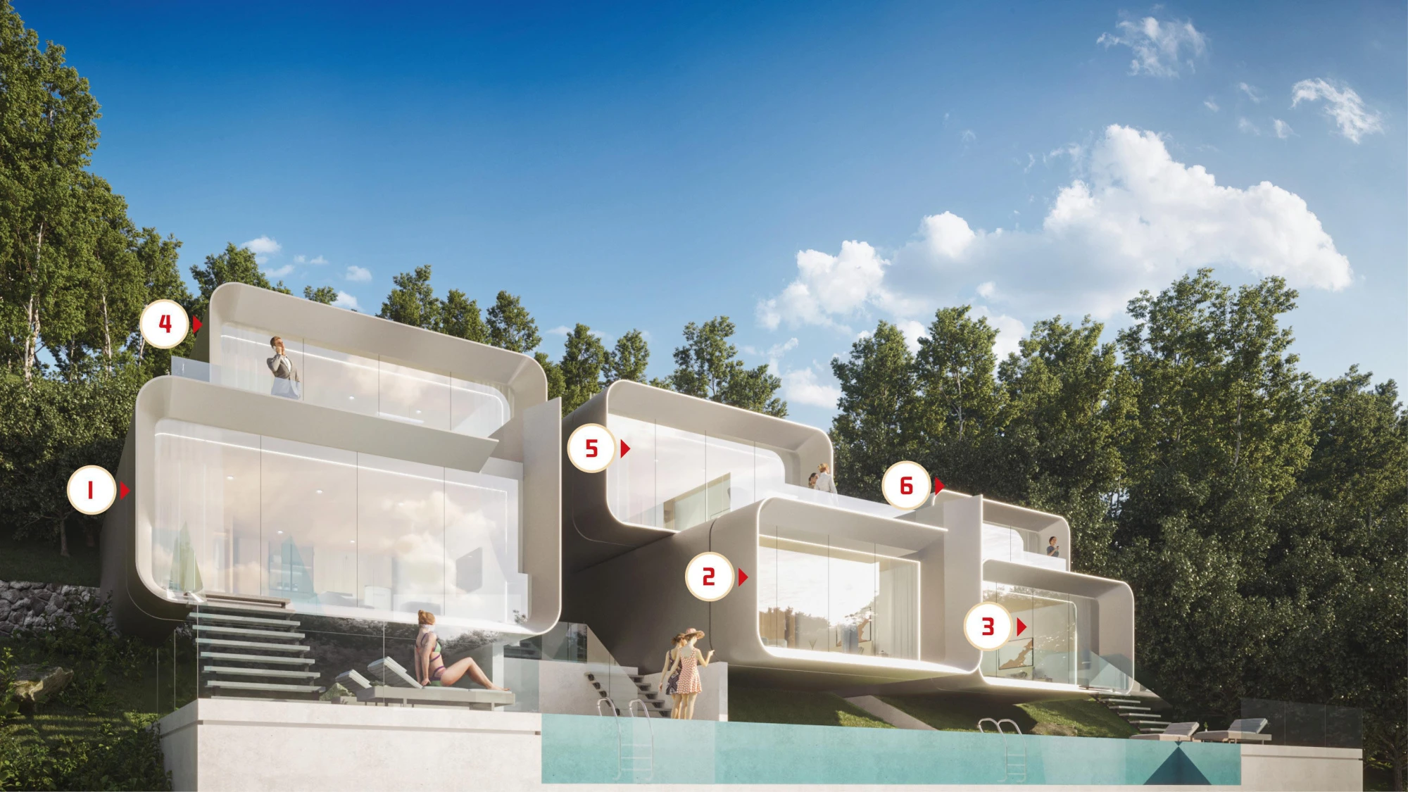 Современные таунхаусы в первоклассном жилом комплексе, Муанг Пхукет, Таиланд