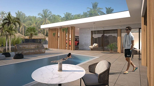 Новый комплекс вилл с бассейнами рядом с пляжем и международной школой, Самуи, Таиланд