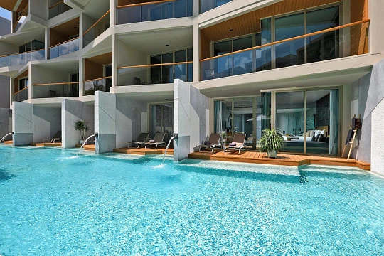 Апартаменты «под ключ» в престижном жилом комплексе на пляже Най Харн, Раваи, Муанг Пхукет, Таиланд