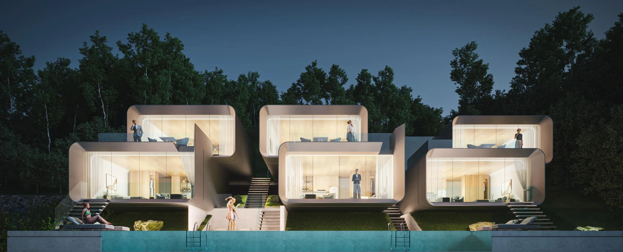 Современные таунхаусы в первоклассном жилом комплексе, Муанг Пхукет, Таиланд